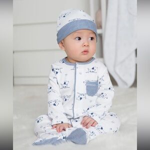 Little Me puppy footie pajamas